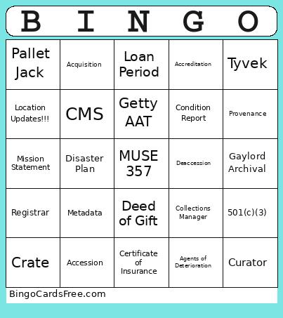 MUSE357 Bingo Card