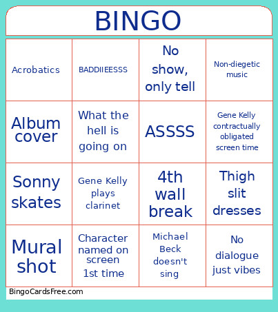 MUSES Bingo Card