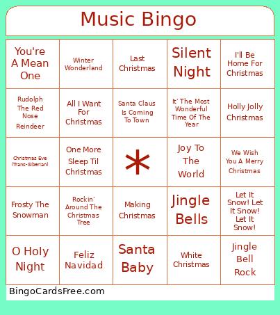 Music Bingo