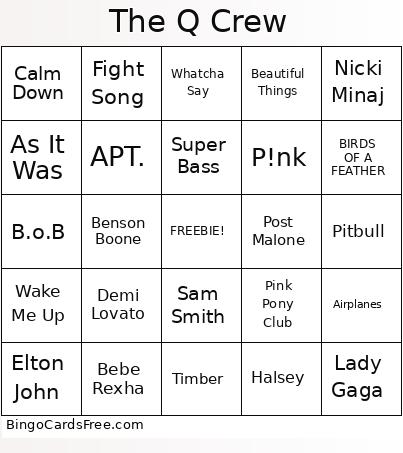 Music Bingo