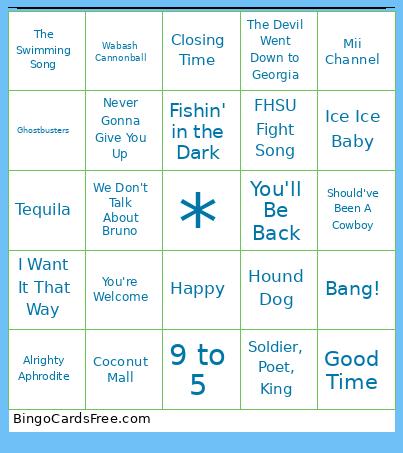 Music Bingo