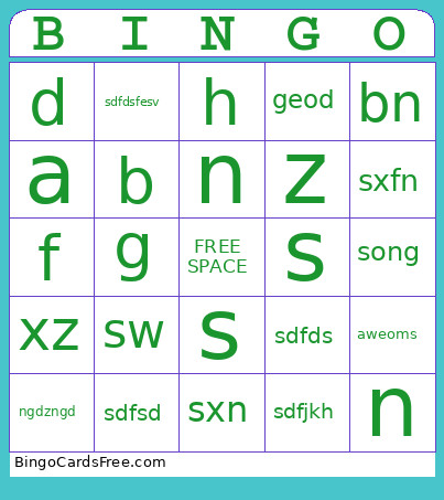 Music - 70s Bingo Card