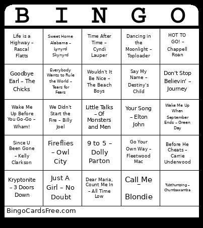 Musical Bingo