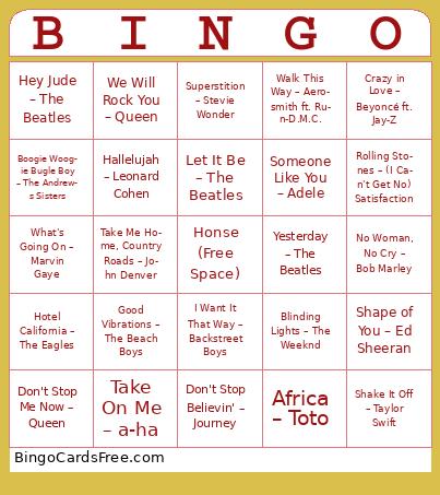 Muziekbingo