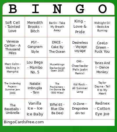 Muziekbingo Eendagsvliegen