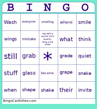 My Bingo Card
