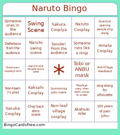 Naruto Bingo
