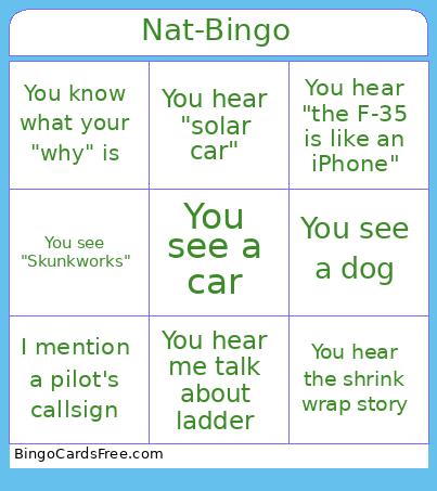 Nat- Bingo Card