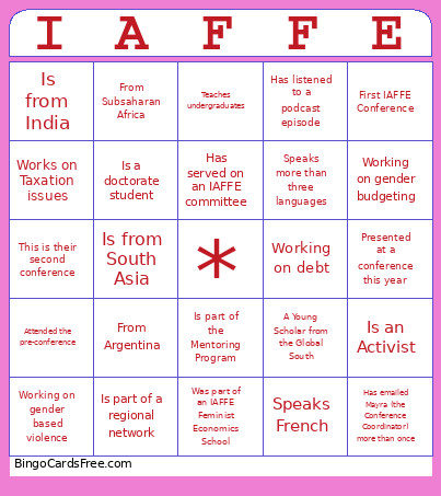 New Member's Bingo Card 2