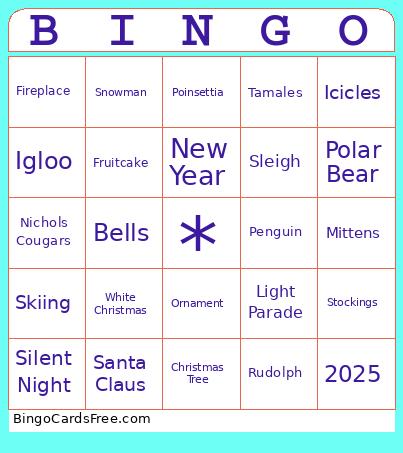 Nichols Bridge Bingo