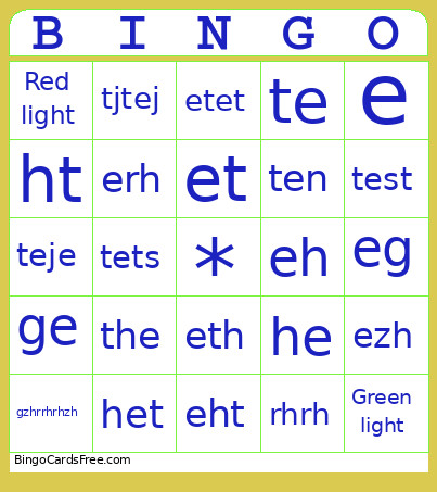 Non-Stop Hits Bingo Card
