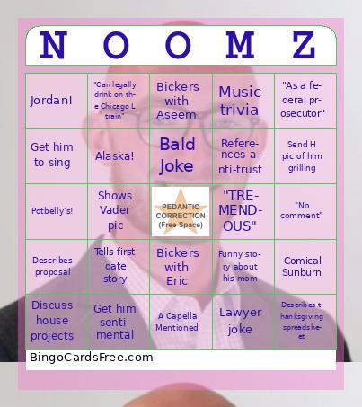 NOOMZO Bingo