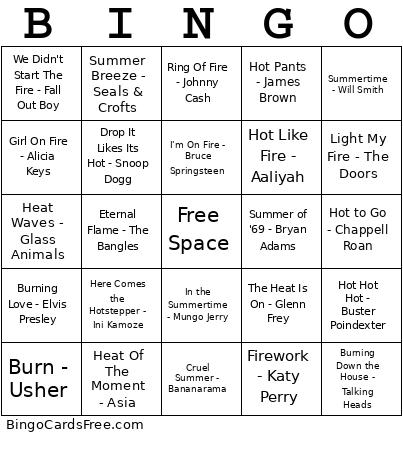 Nor-Cal Bingo
