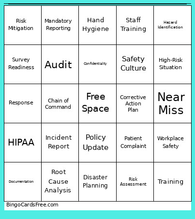 Northland Health Centers Bingo Card 2