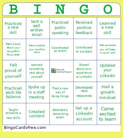 NPIP Bingo
