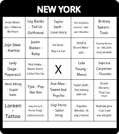 NYCBNIGO Bingo