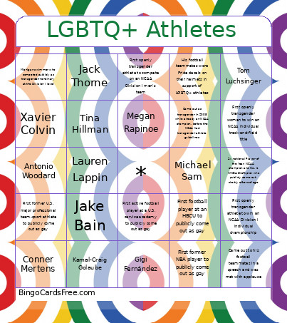 October OutReach Bingo Card