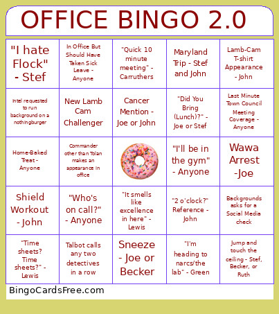 OFFICE 2.0 Bingo Card