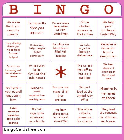 Office Bingo