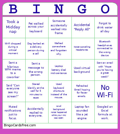 OFFICE EDITION Bingo Card