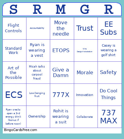 Offsite Bingo Card