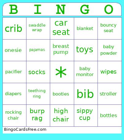 oh baby Bingo