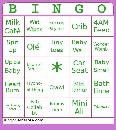 Oh baby bingo!