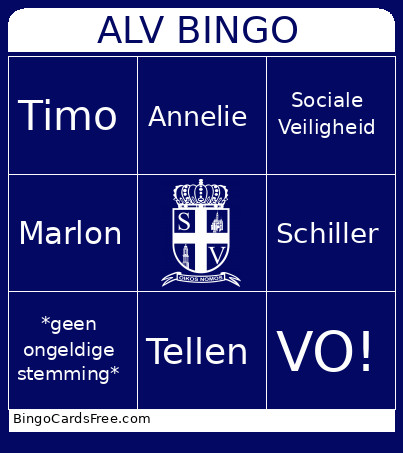 OIKOS ALV Bingo Card