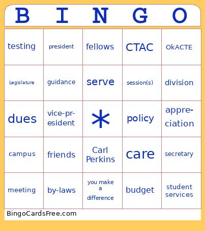 Oklahoma Guidance Meeting 2025 Bingo