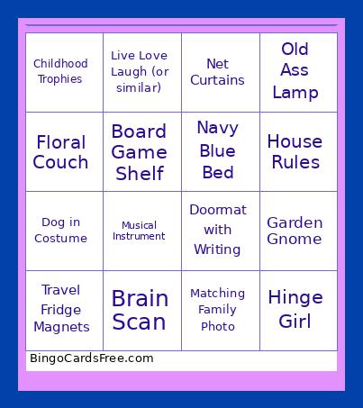 Ollie's Bday Bingo Card