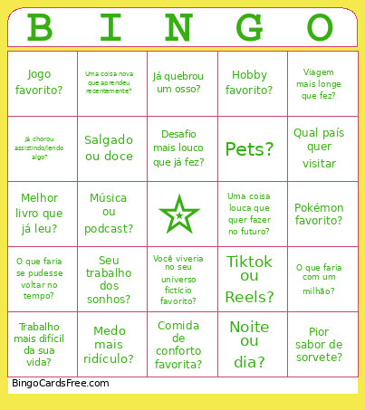 Omfgbruh Bingo Card