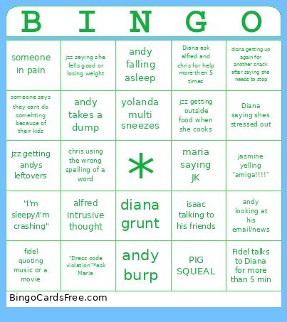 OMS NEW Bingo