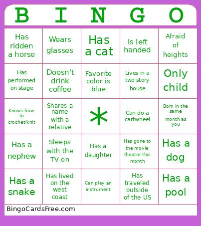 One Clover DM Meeting Bingo