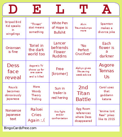 Onion's Ch5 Bingo Card