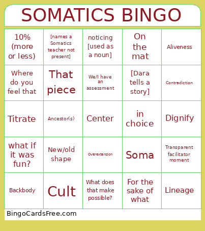Opening To Dom Bingo Card