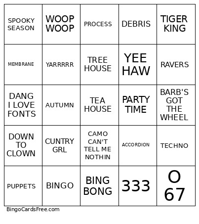 Osmosis 2026 Bingo Card