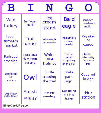 OTET Bingo Card
