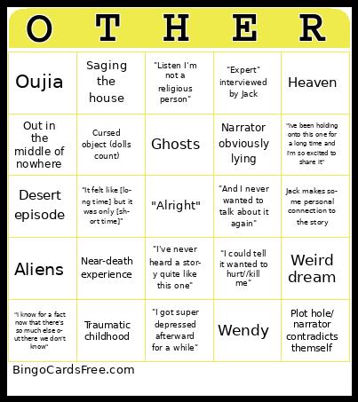 Otherworld BINGO