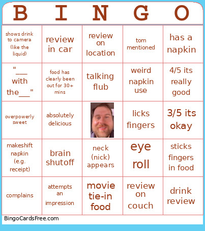 Outlaw Bingo Card