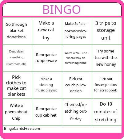 Paige bingo Cards Free Pdf Printable Game, Title: BINGO