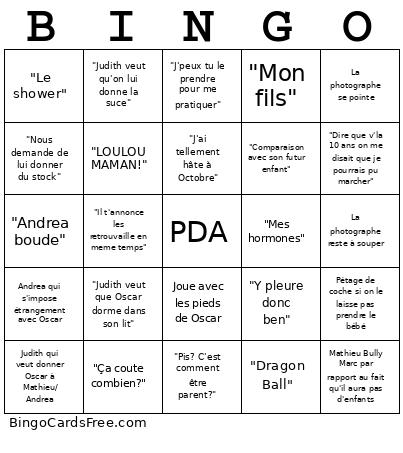 PAQUES - MATHIEU LAPOINTE Bingo Card