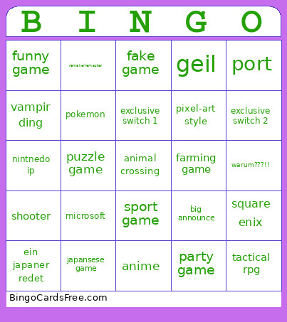 Partner Showcase Bingo Card