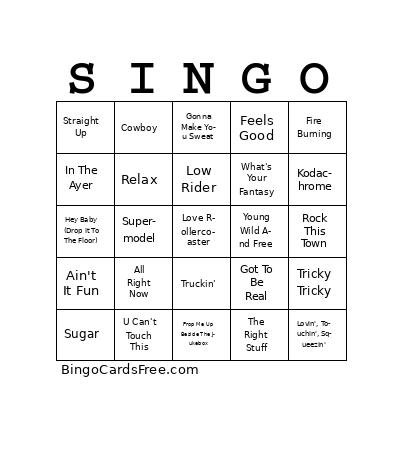 Party Starter V01 Bingo