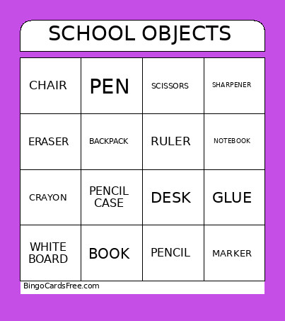 Patricia Renno Bingo Card