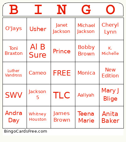 PCFCAC Bingo Card