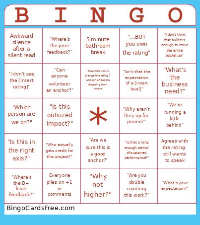 PCLingo Bingo Card