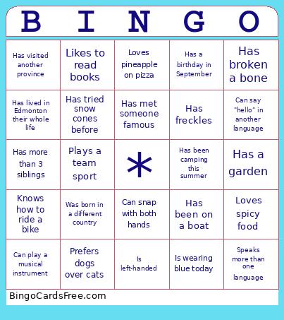 People Bingo