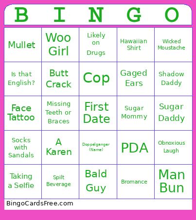 People Watchin Bingo