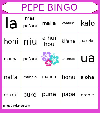 PEPE Bingo Card