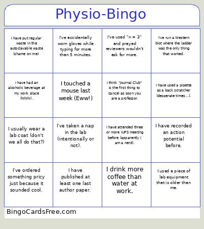 Physio-Bingo